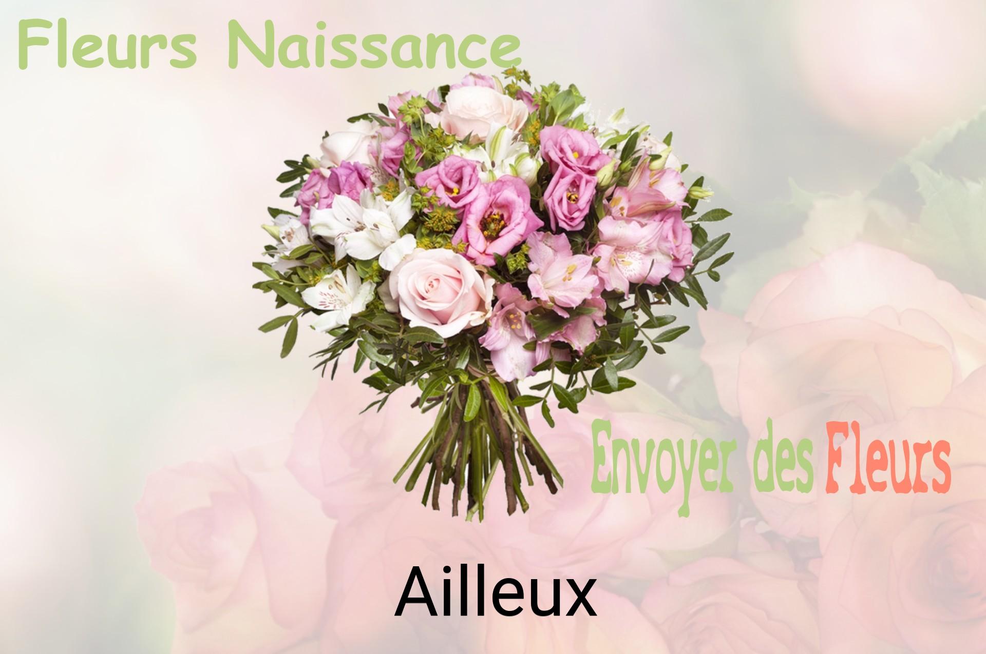 Bouquet de fleurs de naissance livré à Ailleux